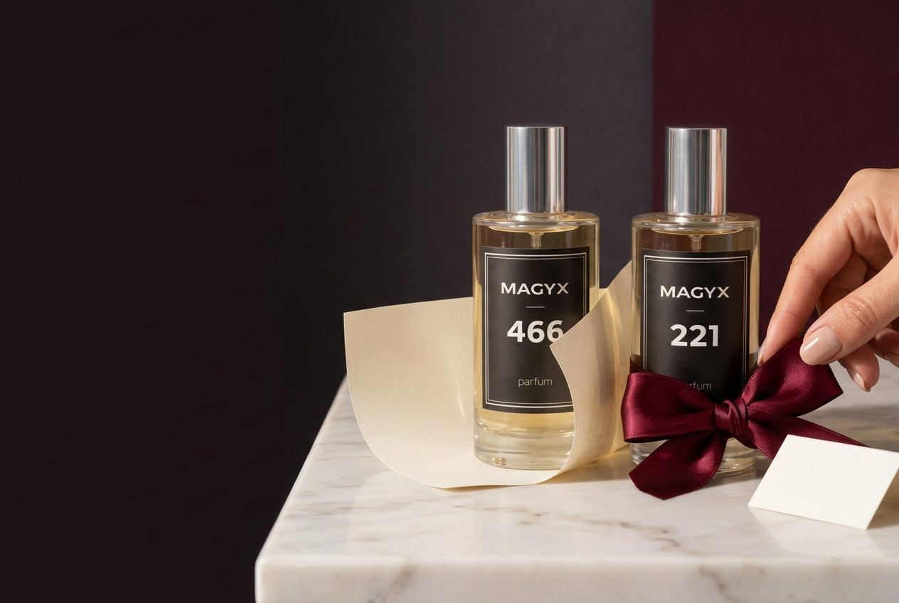 Magyx perfumes wrapped for gifting